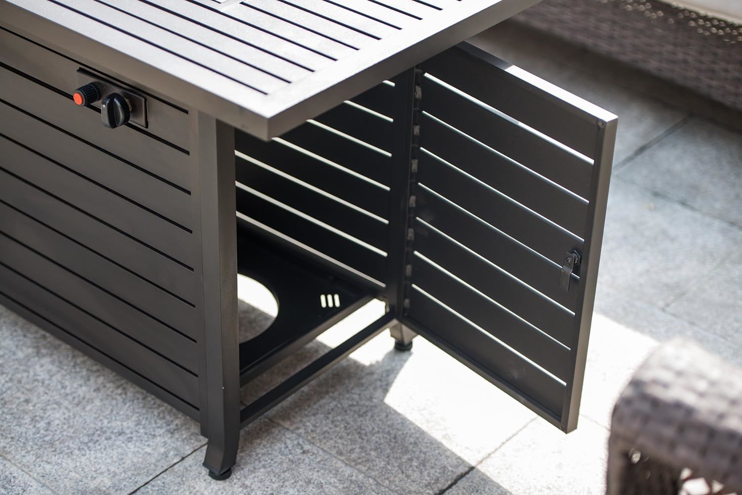 LEGACY HEATING 57 Inch Propane Fire Pit Doba
